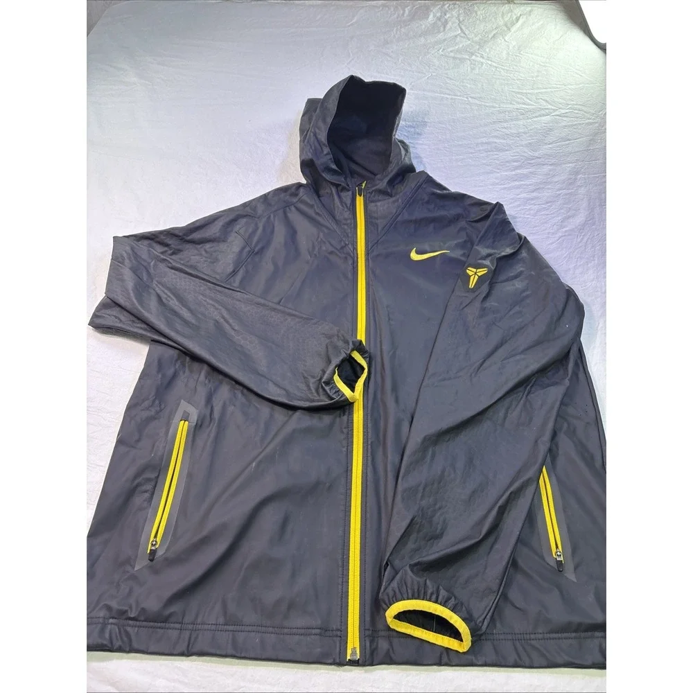 Vintage Nike Track Jacket Full Zip Black L Embroidered Logo Sportswear Menswear